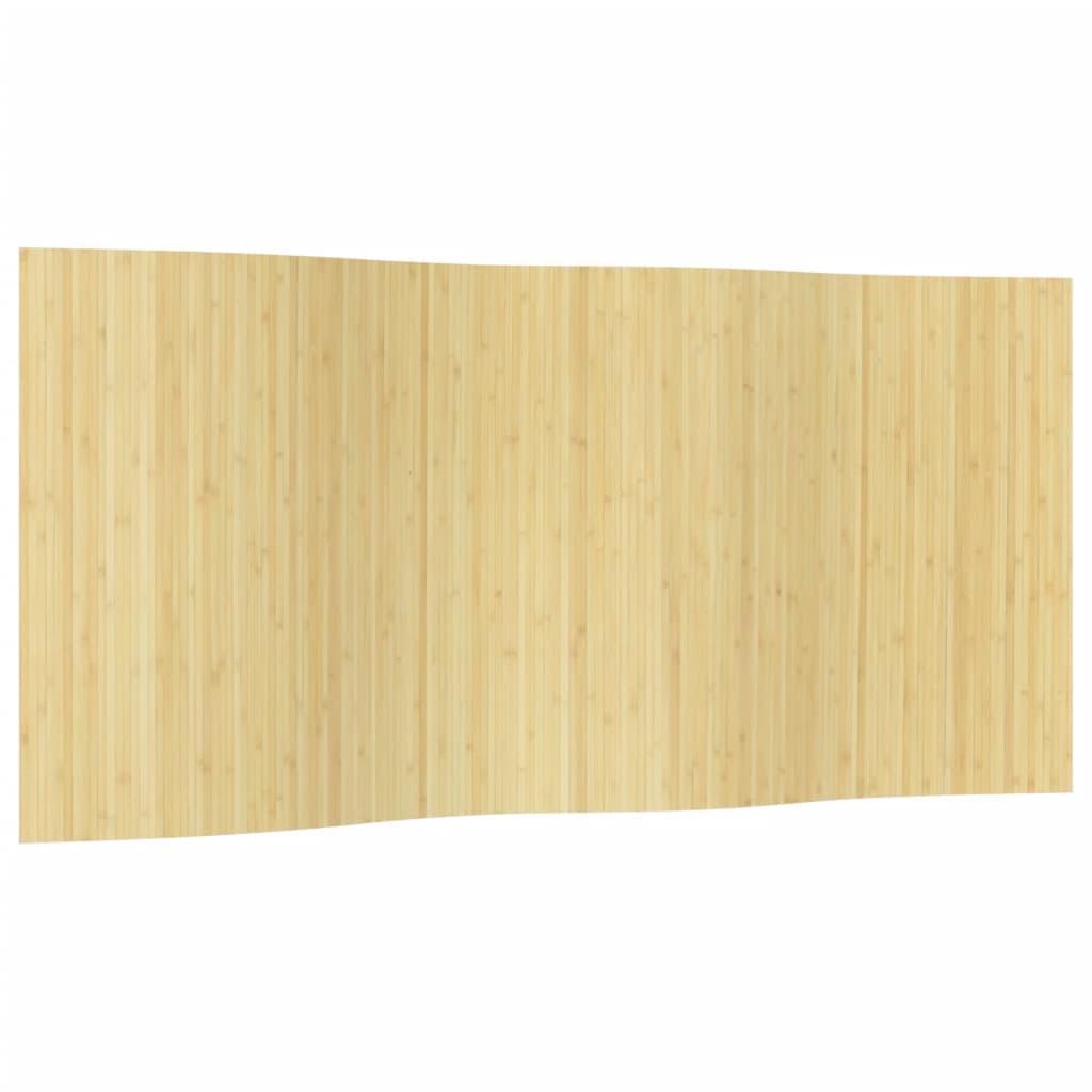 Room Divider Light Natural 165x400 cm Bamboo